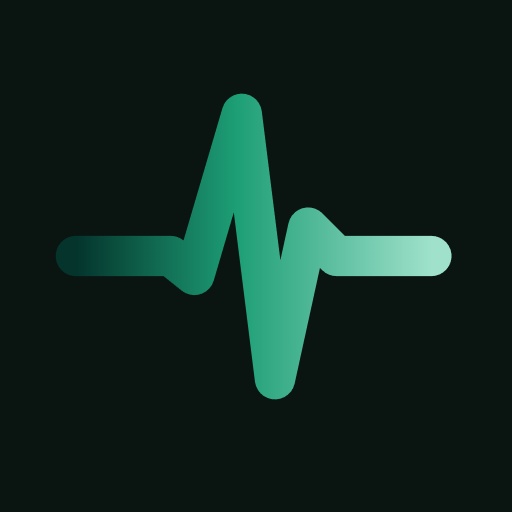Tawen app icon: a teal signal mark on a deep green square